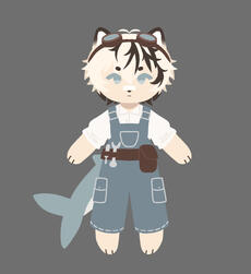 lineless chibi design